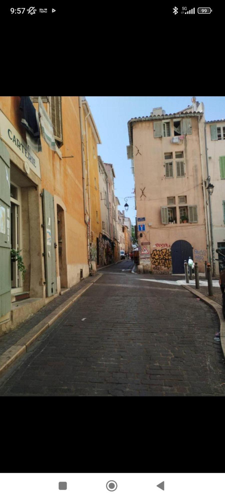 Plein Coeur Du Quartier Du Panier . Chaleureux T2. Apartment Marseille Bagian luar foto